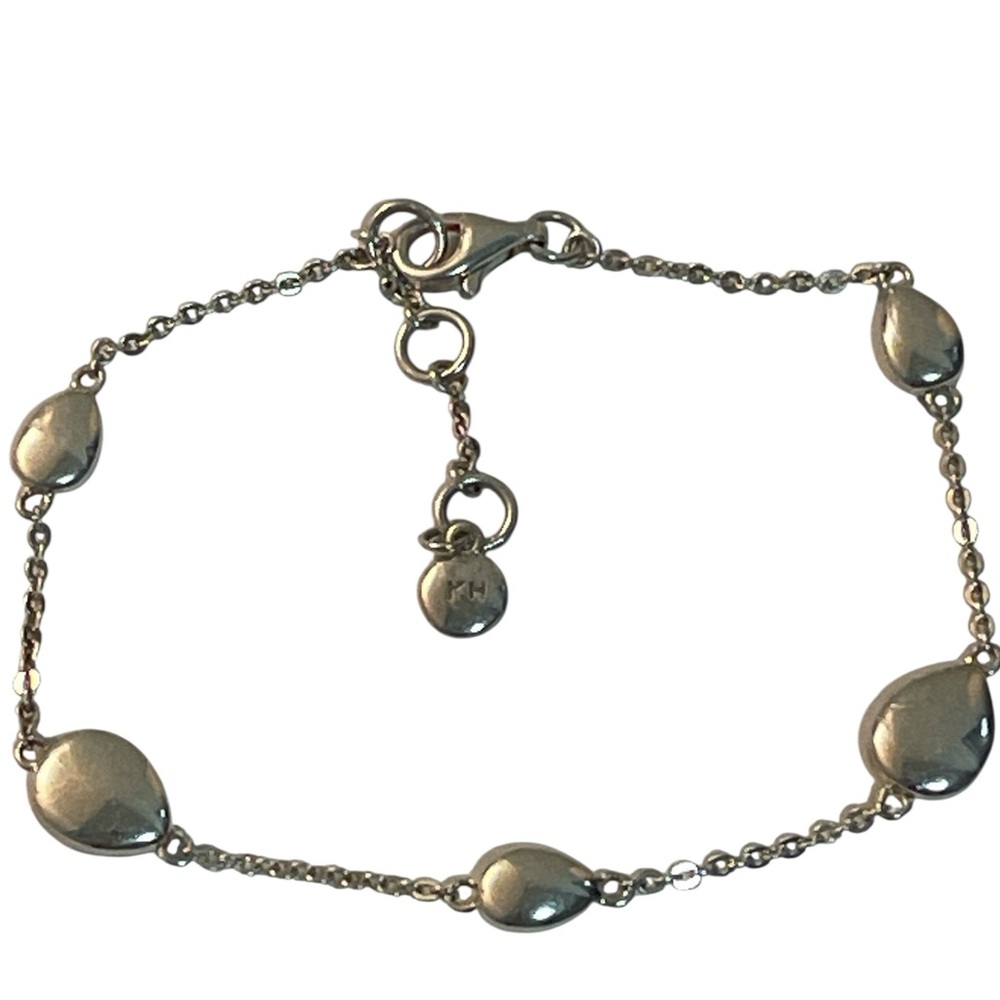 Kit Heath Sterling Silver Pebble Bracelet